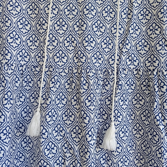 XL Blue & White C.O.Z.Y Maxi Dress - Picture 4 of 4